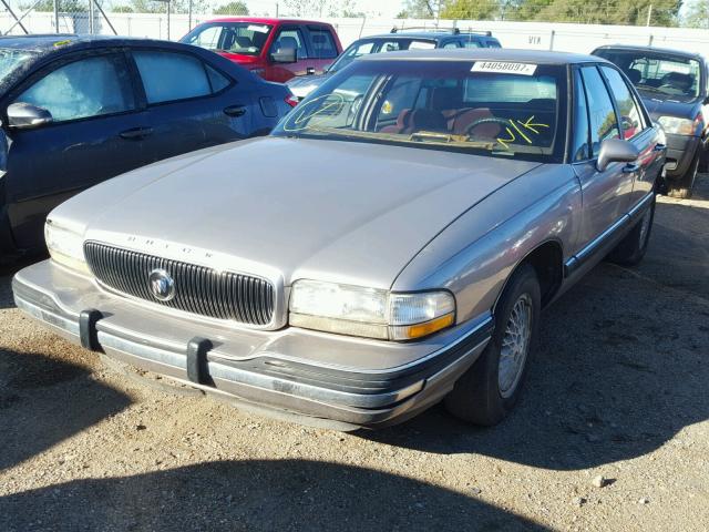 1G4HP52L9SH433612 - 1995 BUICK LESABRE CU SILVER photo 2