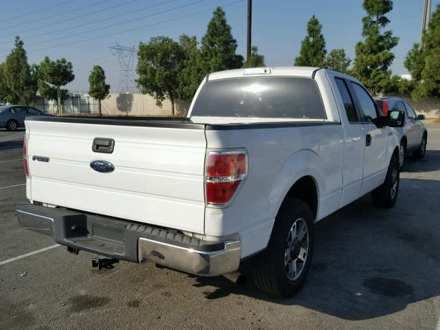 1FTEX1C81AFA03058 - 2010 FORD F150 WHITE photo 4