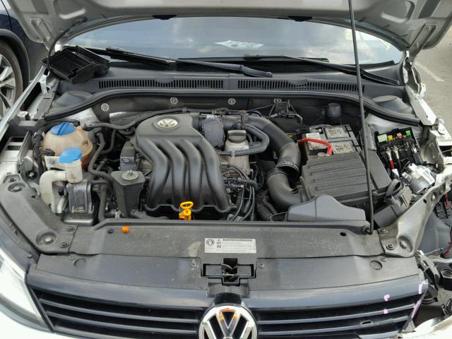 3VW2K7AJXCM306429 - 2012 VOLKSWAGEN JETTA BASE 银色 照片 7