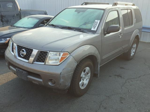 5N1AR18U37C644006 - 2007 NISSAN PATHFINDER GRAY photo 2