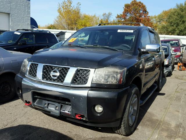 5N1AA08BX4N735211 - 2004 NISSAN ARMADA BLACK photo 2