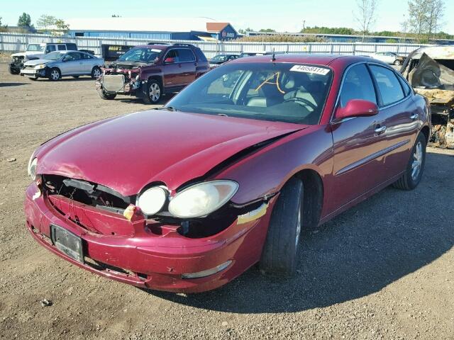 2G4WD532551212442 - 2005 BUICK LACROSSE C RED photo 2