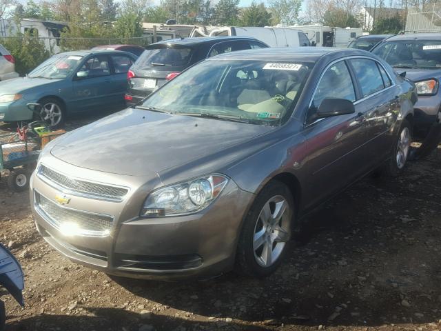 1G1ZB5E19BF252550 - 2011 CHEVROLET MALIBU LS BROWN photo 2