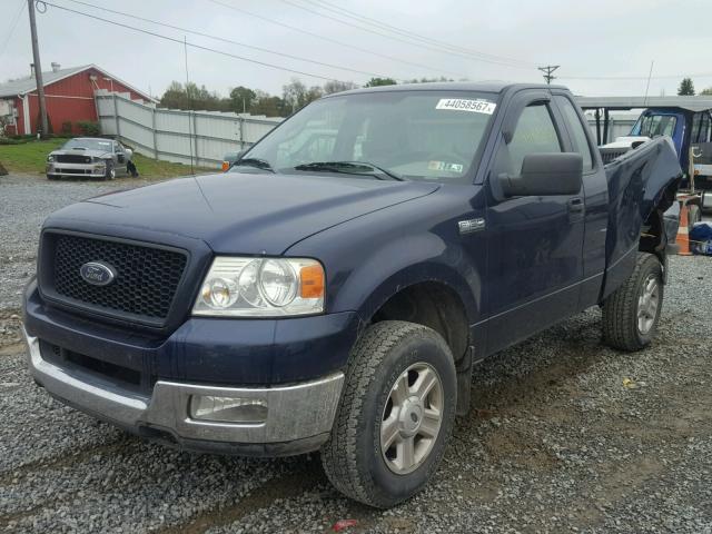 1FTRF14W74NB91581 - 2004 FORD F150 BLUE photo 2