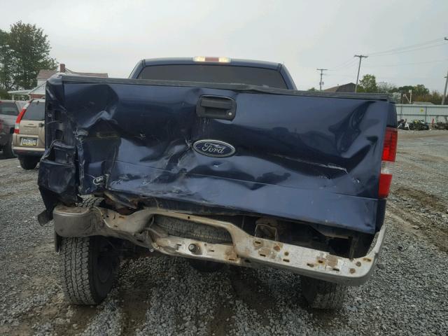 1FTRF14W74NB91581 - 2004 FORD F150 BLUE photo 6