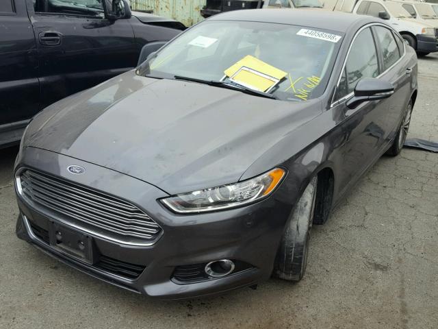 3FA6P0K92GR175402 - 2016 FORD FUSION TIT GRAY photo 2