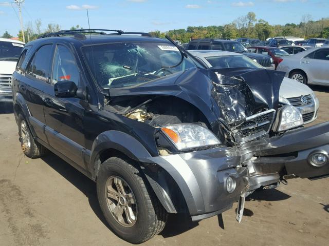 KNDJD733955424343 - 2005 KIA SORENTO EX BLACK photo 1