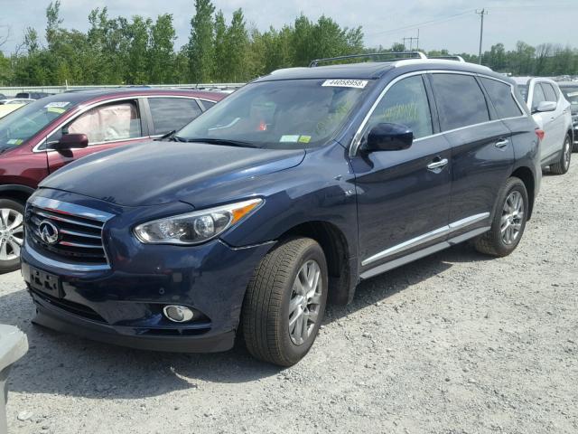 5N1AL0MM5FC554078 - 2015 INFINITI QX60 BLUE photo 2