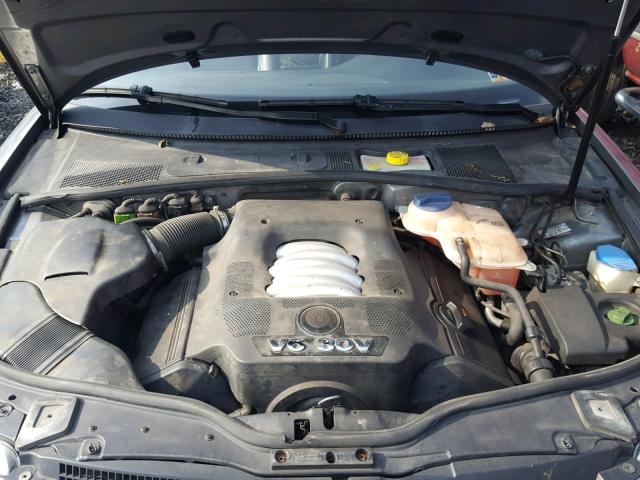 WVWTH63B43P437565 - 2003 VOLKSWAGEN PASSAT GLX GRAY photo 7