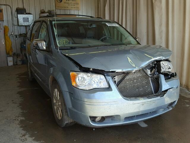 2A8HR54P38R708962 - 2008 CHRYSLER TOWN & COU BLUE photo 1