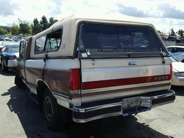 2FTHF25H5LCB16707 - 1990 FORD F250 TWO TONE photo 3