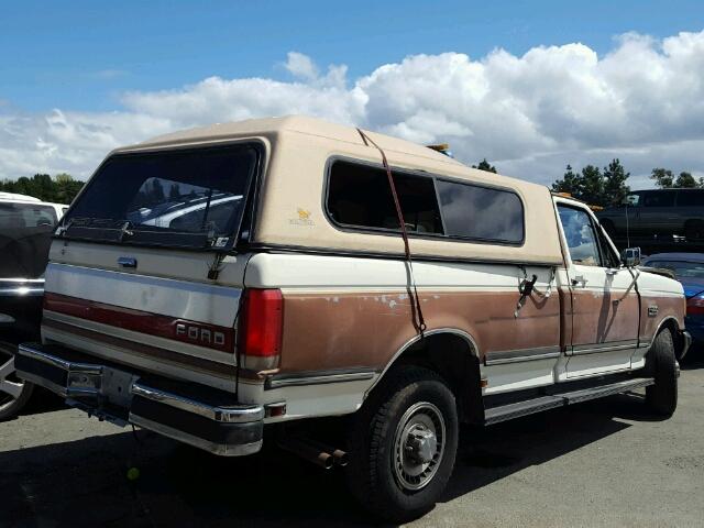 2FTHF25H5LCB16707 - 1990 FORD F250 TWO TONE photo 4