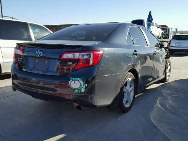 4T1BF1FK1DU680555 - 2013 TOYOTA CAMRY L GRAY photo 4