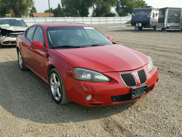 2G2WC55C381117190 - 2008 PONTIAC GRAND PRIX RED photo 1