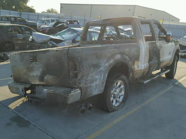 1FT7W2BT1BEB40435 - 2011 FORD F250 SUPER BURN photo 4