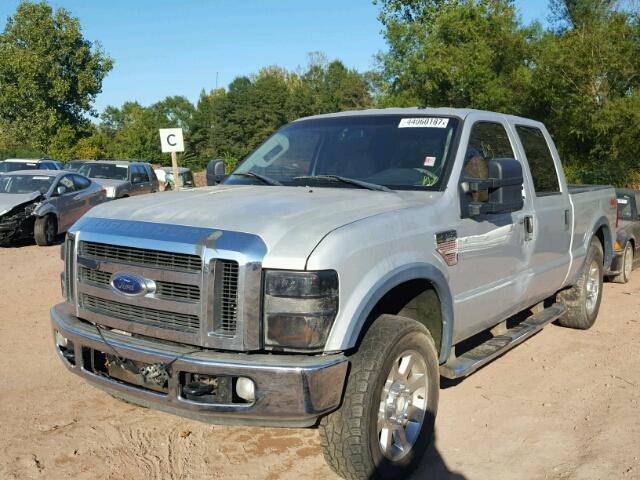 1FTSW21R58ED82105 - 2008 FORD F250 SUPER SILVER photo 2