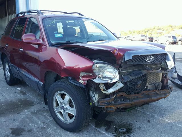 KM8SC13D33U362269 - 2003 HYUNDAI SANTA FE RED photo 1