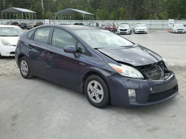 JTDKN3DU6A5002753 - 2010 TOYOTA PRIUS GRAY photo 1