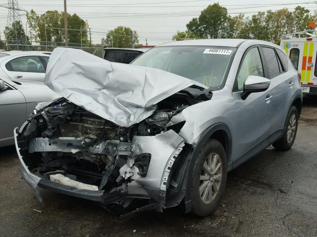 JM3KE4CY4G0632844 - 2016 MAZDA CX-5 TOURI SILVER photo 2