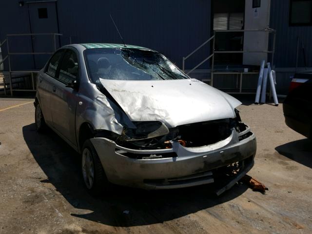 KL1TD52695B305600 - 2005 CHEVROLET AVEO BASE Күміс фото 1