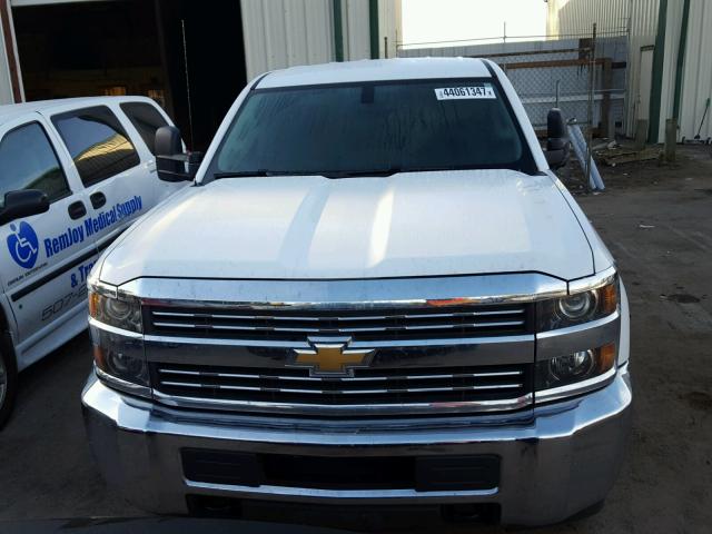 1GC5KYCG6FZ125337 - 2015 CHEVROLET SILVERADO WHITE photo 9