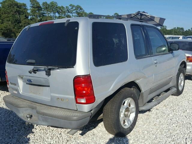 1FMYU60E52UB41918 - 2002 FORD EXPLORER SILVER photo 4