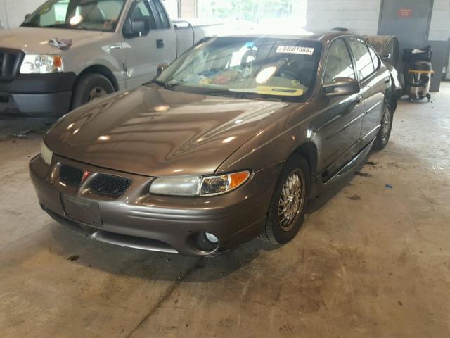 1G2WP52K4YF183532 - 2000 PONTIAC GRAND PRIX BROWN photo 2
