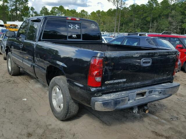 2GCEK19B261332559 - 2006 CHEVROLET SILVERADO BLACK photo 3