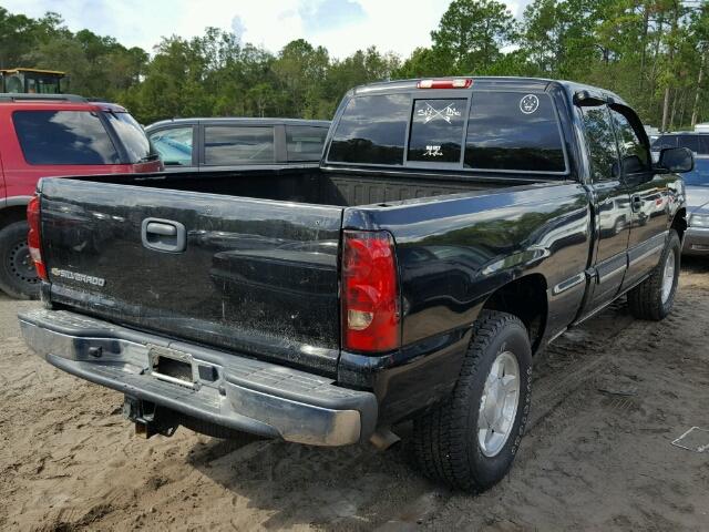 2GCEK19B261332559 - 2006 CHEVROLET SILVERADO BLACK photo 4