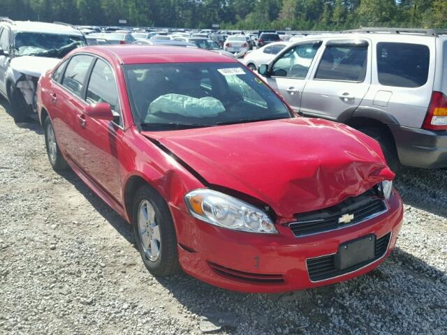 2G1WT57K291217968 - 2009 CHEVROLET IMPALA 1LT RED photo 1