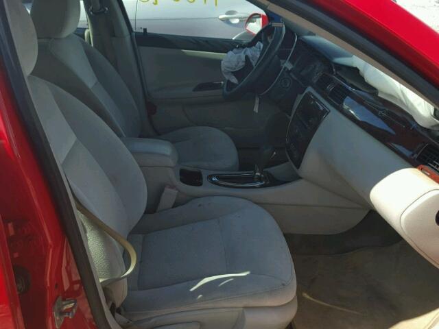 2G1WT57K291217968 - 2009 CHEVROLET IMPALA 1LT RED photo 5