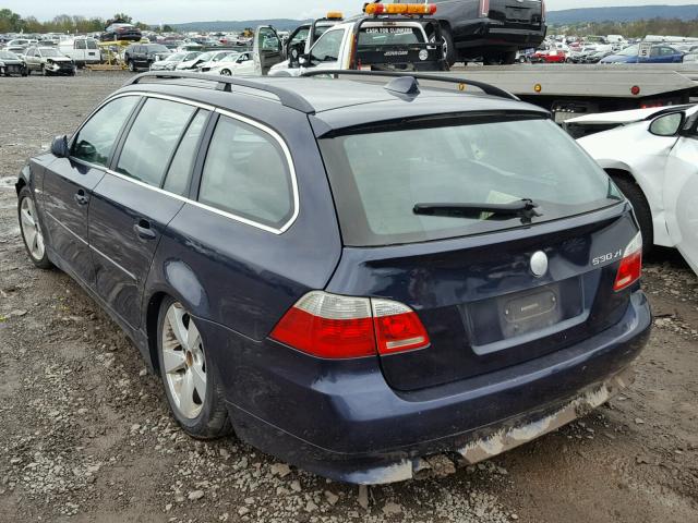 WBANN735X6CN01831 - 2006 BMW 530 BLUE photo 3