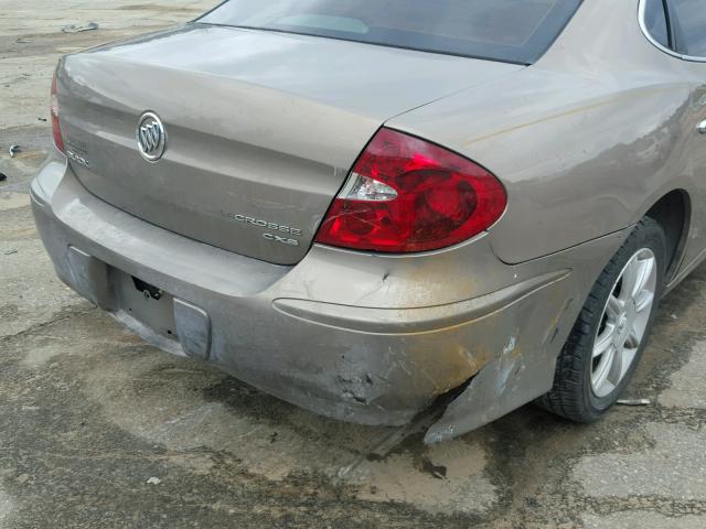 2G4WE587161147365 - 2006 BUICK LACROSSE BROWN photo 9