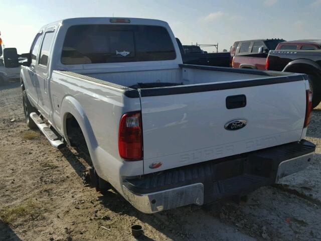 1FT7W2BT4CEB95849 - 2012 FORD F250 SUPER WHITE photo 3