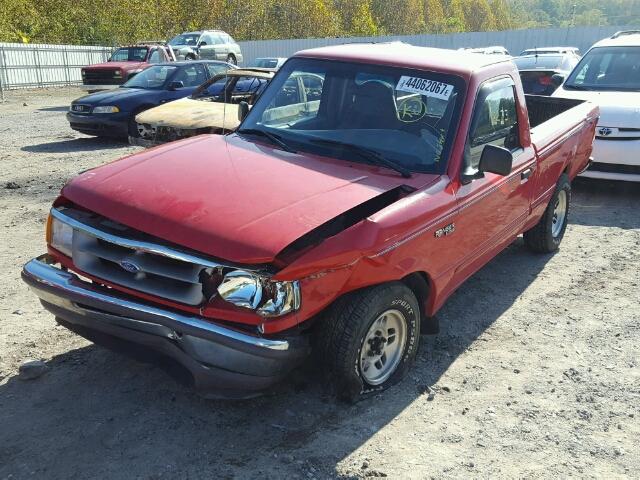 1FTCR10A0VUA47661 - 1997 FORD RANGER RED photo 2