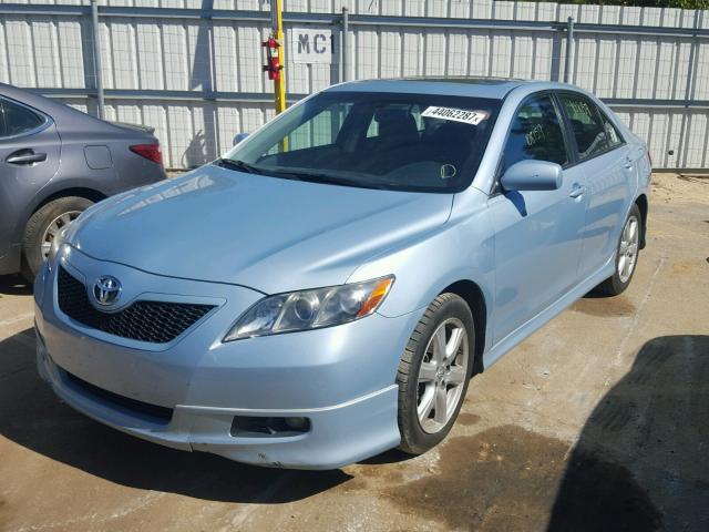 4T1BK46K79U595062 - 2009 TOYOTA CAMRY BLUE photo 2