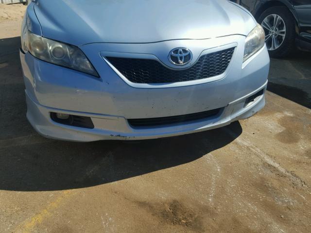 4T1BK46K79U595062 - 2009 TOYOTA CAMRY BLUE photo 9