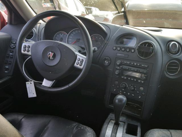 2G2WP552861258264 - 2006 PONTIAC GRAND PRIX RED photo 9