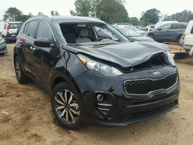 KNDPN3ACXH7253310 - 2017 KIA SPORTAGE BLACK photo 1