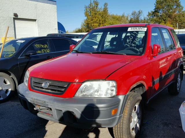 JHLRD1860YC055068 - 2000 HONDA CR-V RED photo 2