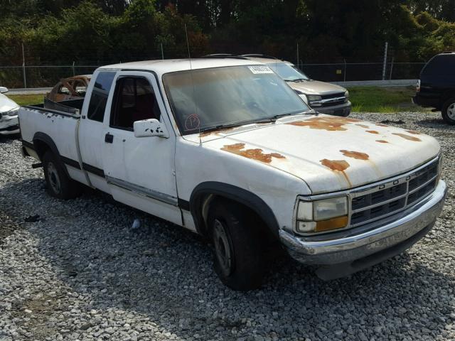 1B7FL23X3PS191093 - 1993 DODGE DAKOTA WHITE photo 1