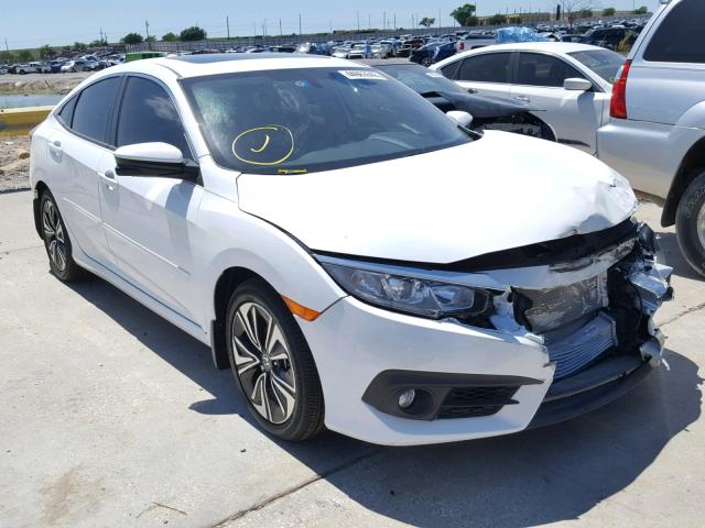 JHMFC1F78JX005692 - 2018 HONDA CIVIC EXL WHITE photo 1