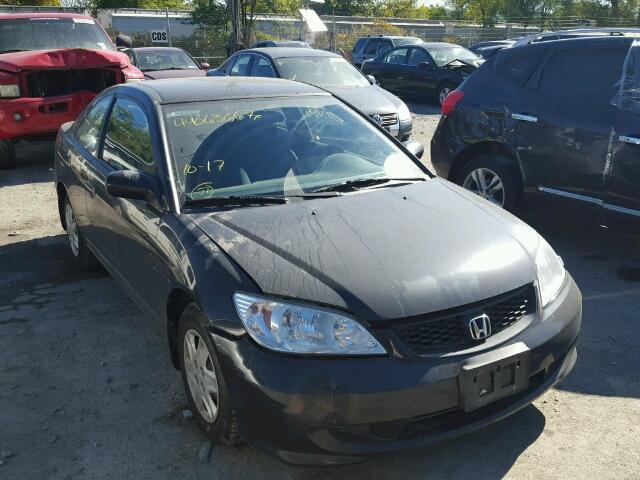 1HGEM22134L022978 - 2004 HONDA CIVIC DX V BLACK photo 1