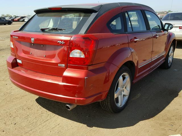 1B3HE78K57D556506 - 2007 DODGE CALIBER R/ RED photo 4