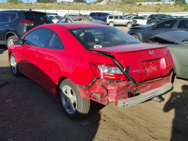 2HGFG11847H531273 - 2007 HONDA CIVIC EX RED photo 3