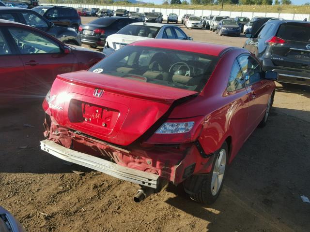 2HGFG11847H531273 - 2007 HONDA CIVIC EX 红色 照片 4