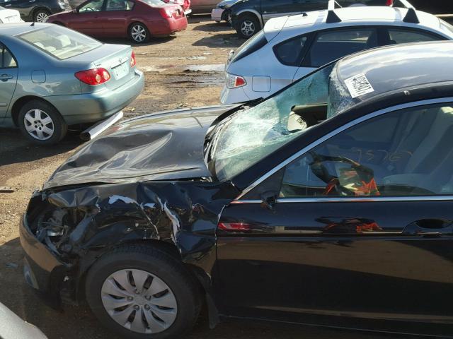 1HGCP26339A144267 - 2009 HONDA ACCORD LX BLACK photo 9