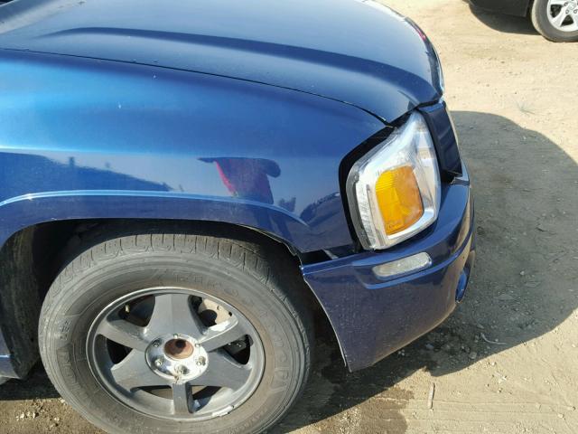 1GKES16S736194532 - 2003 GMC ENVOY XL BLUE photo 9