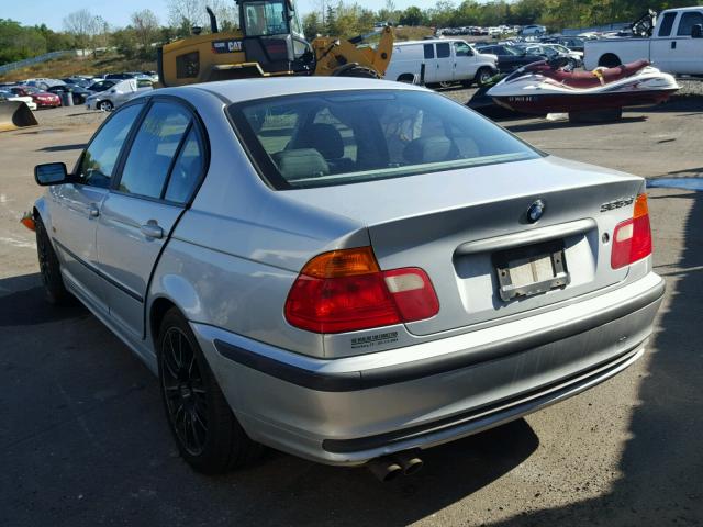 WBAAV334X1EE76606 - 2001 BMW 325 I SILVER photo 3