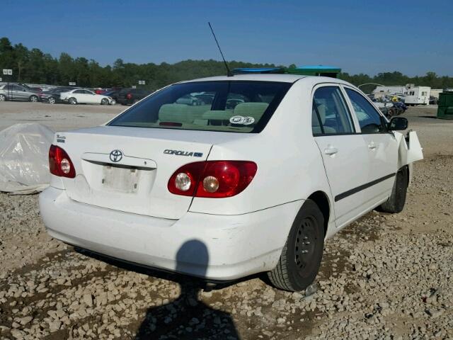 1NXBR32E08Z045903 - 2008 TOYOTA COROLLA WHITE photo 4